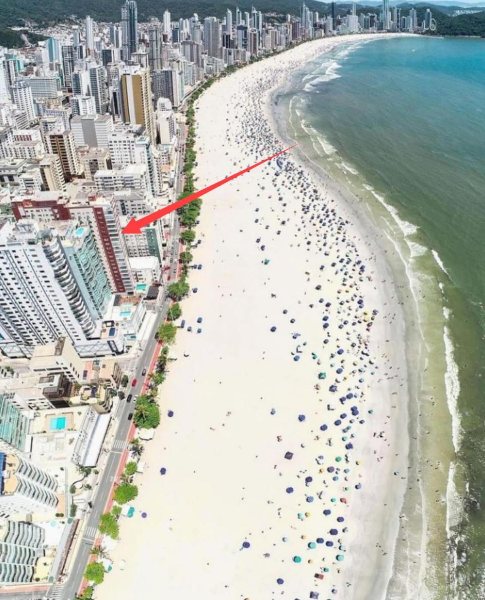 Apartamento Vista Mar - Pe Na Areia Balneário Camboriú 외부 사진